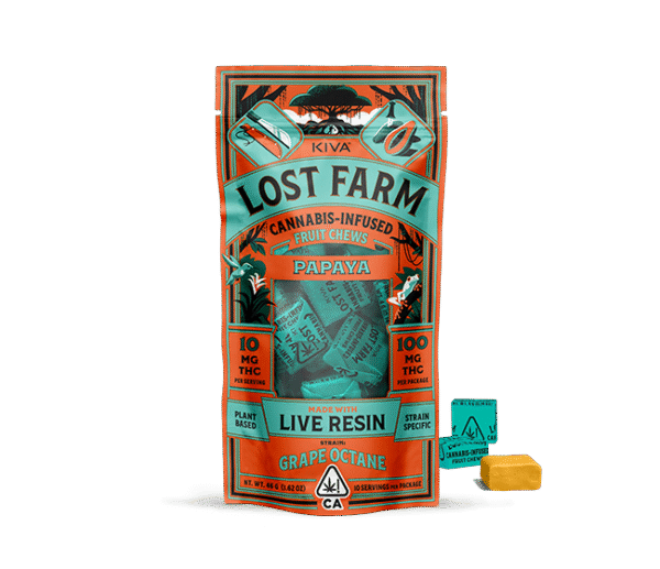 Papaya Grape Octane Live Resin Chews Australia