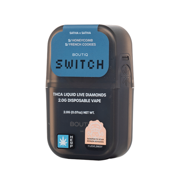 2g boutiq_switch_thca_liquid_live_diamonds_disposable Boutiq Switch Disposable Perth